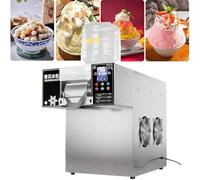 Ice Shaver Machine, Stainless Steel Electric Snow Cone Maker, Speed Adjustable for Snow Cones and Desserts, Commercial Use