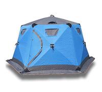 Ice Shelter Tent - 5-8 Person Waterproof Pop up Ice Fishing Tent Outdoor Fishing Hunting Hub Tent Shelter