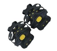 Ice Shoes - 8.46 Inch Anti-slip | TPE Rubber Handles - Tungsten Studs Traction Crampons for Boots Running Hiking Climbing Mountaineering Roofing Snow Ice Mud Hiking Da