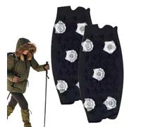 Ice Shoes - Anti Slip Ice Cleats PET+Metal Boots Shoes | Anti-Slip Nails Traction For Snow Durable Elastic Rubber With Steel Studs | Ice Grippers In Winter: Cami