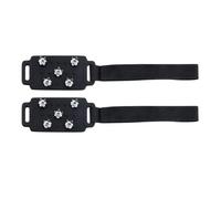 Ice Shoes Cleats 5-Tooth Adjustable Steel Strong Grip Spikes | Shoes Boots Winter Ice Grippers for Hiking Fishing Walking Mountaineering Outdoor Cold Weather Commuting Running Gardening