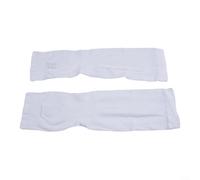 Ice Silk Arm Sleeves for Cycling, Breathable Sun Protection & UV Blocker, Moisture Wicking Elbow Covers for Running Hiking Driving Outdoor Sports(white)