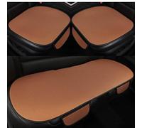 Ice Silk Car Seat Cushion for Audi A5 COUPE 2door B8 2007-2016, Breathable Cooling Front Seat Pad Set with Pocket Protective for Car,Brown Front and Back
