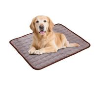 Ice Silk Cooling Mat for Dogs Cats, Anti-slip Base, For Active Large Breeds | Foldable For Easy Carry, Quick Unfold Anywhere; Waterproof , Wipes Clean, Great for Travel