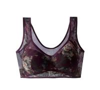 Ice Silk Lace Cooling Comfort Bra, Ice Silk Comfort Bra for Older Women, Seamless Wireless Push up Bras for Women,ice Silk Bra Fairy Bras for Seniors