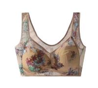 Ice Silk Lace Cooling Comfort Bra, Ice Silk Comfort Bra for Older Women, Seamless Wireless Push up Bras for Women,ice Silk Bra Fairy Bras for Seniors