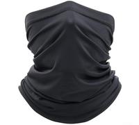 Ice Silk Neck Tube for Outdoor Use, Protects Against Sunlight While Riding a Motorcycle (Black)