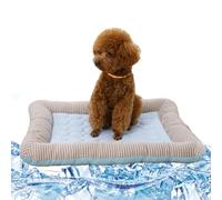 Ice Silk Pet Cooling Pad - Breathable Chill Mat For Dogs And Small Animals | Soft Sleeping Pad For Cats, Puppies, Rabbits, And Hamsters, Keeps Pets Cool And Comfortable During Warm Days And Nights