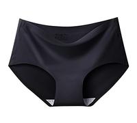 ice silk underwear women seamless briefs women plus size triangles seamless no show microfiber invisible comfortable stretch monochrome panties