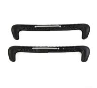 Ice Skate Blade Covers Adjustable Plastic Blade Guards for Hockey and Speed Skating, Long-lasting Outdoor Figure Skating Blade Protector to Prevent Damage During Travel(black)