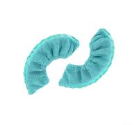 Ice Skate Blade Covers Protector, Skate Guards,1 Pair Skate Covers Soft Plush, Ice Skate Soakers, Skates Blade Protectors & Guards with Super Absorbent Microfiber(L Blue)