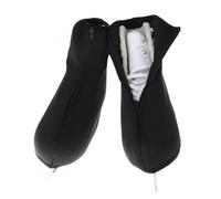 Ice Skate Covers, Skate Covers, Breathable Elastic Ice Skate Boot Covers with Zip, Lightweight Figure Skating Covers, Black Hockey Covers for Awakening