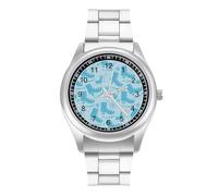 Ice-Skate Figure Skating Shoes Quartz Watch Alloy Watch Dress Decorative for Business Men Women with Design Pattern Print