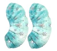 Ice Skate Protector - Soft Flannel Ice Skate Covers | Figure Skating Soaker - Protective Equipment for Teenagers, Women, Men, Adults, Athletes, Training, Competition, Holds the Skate