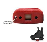 Ice Skate Sharpener - 1 Piece Adjustable Diamond Hand Tool with Keychain, Portable Hockey Ice Skate Sharpener, Ideal for Figure Skating Skates, Compact Ice Skates