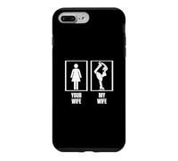 Ice Skater Your Wife My Wife Husband Funny Figure Skating Case for iPhone 7 Plus/8 Plus