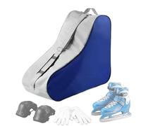 Ice Skates Bag - Adjustable Shoulder Strap, Zipper Sports Backpack | Spacious Layout with Multiple Compartments with Reinforced Stitching to Organize Roller Skates,