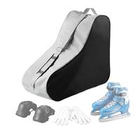 Ice Skates Bag - Adjustable Shoulder Strap, Zipper Sports Backpack | Spacious Layout with Multiple Compartments with Reinforced Stitching to Organize Roller Skates,