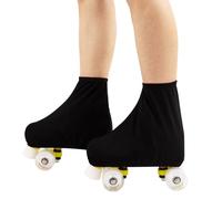 Ice Skates Covers for Kids and Adult,Protective & Elastic Skating Boot Covers for Roller Skates,Inline Skates,Ice Skates Boots,Protect Figure Skates From Scratching and Dust (Black, M(21.5*20*12inch))