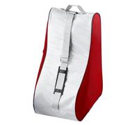 Ice Skating Bag | Adjustable Shoulder Strap Large Carrier (Red)