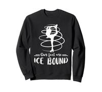 Ice Skating Feet Ice Bound Figure Skater Figure Skating Sweatshirt