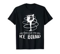 Ice Skating Feet Ice Bound Figure Skater Figure Skating T-Shirt