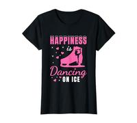 Ice Skating Happiness Is Dancing On Ice Figure Skating T-Shirt
