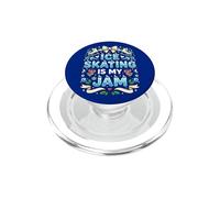 Ice Skating Is My Jam PopSockets PopGrip for MagSafe