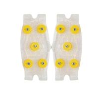 Ice Snow Grips For Shoes, 1 Pair Ice Grippers For Boots And Shoes, 5-Spikes Crampons Ice Spikes Anti Slip, Ice Cleats For Ice And Snow, Winter Shoe Grips For Outdoor, Hiking, Fishing, Climbing