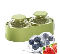 Ice Sphere Mold - 5.35x2.24x2.87 Inches Crystal Round Slow Ice Ball Maker, Smooth Freezing Sphere Maker | Family Party Picnic Uses Camping Outdoor Kitchen Bar Home Using Accessories