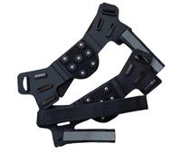 Ice Spikes For Shoes - 7 Adjustable Spikes Crampons, Anti-Slip Ice Traction | Reflective Stripes Enhance Visibility, Durable Design Suitable For Work Winter Commuting Hiking Fishing Walking