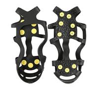 Ice Spikes for Shoes | Anti Slip Shoe Spikes - 9-Teeth Ice Snow Grippe | for Outdoor Work Winter Commuting Hiking Fishing Walking Climbing Mountaineering Morning Parking Lots Public Areas