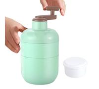 Ice Star Machine | Manual Ice Mill With Crank Mechanism - Stainless Steel Portable Ice Maker,For Outdoor Picnic Drink Preparation