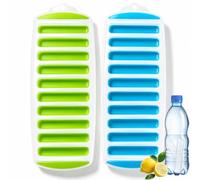 Ice Stick Trays Set of 2, 10-Cavity Slim Ice Cube Moulds