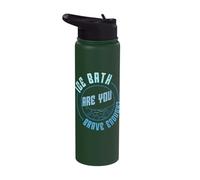 Ice Swimming Ice Bath are You Brave Enough Ice Bather Stainless Steel Insulated Water Bottle