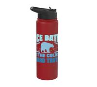 Ice Swimming Ice Bath The Cold Hard Truth Ice Bath Stainless Steel Insulated Water Bottle