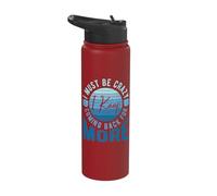 Ice Swimming is Crazy, I Always Come Back for More Polar Bathers Stainless Steel Insulated Water Bottle