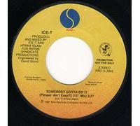Ice-T - somebody gotta do it (pimpin' ain't easy) / same 45 rpm single