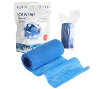 Ice Tape Self Sticking Ice Wrap 2 Pcs Instant Cold Compression Elasticated Cold Bandage Athletic Muscle Bandages for Pain and Swelling 10cm x 4.5m