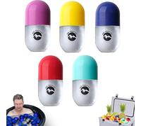 Ice Torpedo Capsules, Ice Bath Reusable Ice Cubes, Ice Bath Coolers, Ice Block, Large Ice Tray, Ice Bath Accessories, Ice for Cold Plunge, Ice Cube Moulds, Cooler Bag chillers, Freezer Block Capsules