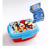 ICE TOYS Snack Holder + 8 Coloured Name Tags Lunch Box Kids Lunch Box (Spiderman3)