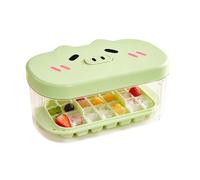 Ice Tray | 24 Compartment Stackable Tray with Container and Lid, Ice Cube Mould for Cocktails | for Cooling Drinks Coffee Cocktail Whiskey Drinks Frozen