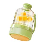 Ice Tray | 400ml Easy Release Silicone Portable - Push Water Bottle with Ice Tray,for Juice Cocktail Whiskey Summer Travel Home Outdoor Beach Camping