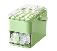 Ice Tray | 56-Cavity Reusable Double-Layer with Press Lid,Ice Block Mold Container Bin | for Coffee Wine Cooling Bourbon Cocktails Chilling RV Home Restaurant Picnics Holiday