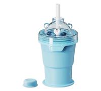 Ice Tray Cups with Lids,Foldable Iced Drink Making,Ice Maker Cup with Straw - for Travelers Bartenders Office Parties Camping Beach Picnic Road Trips Poolside Apartment RV Bar Club