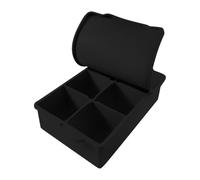 Ice Tray for Freezer, Silicone Ice Tray with 6 Cavities and Lid - For Creating Large Capacity Ice Cubes for Wine Whiskey Juice and Cold Cocktails