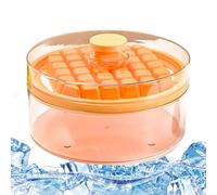 Ice Tray | Non-stick Reusable Stackable, Stackable Ice Trays with Container, for Cocktail, Whiskey,