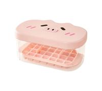 Ice Tray with Bin, 24-Grid Stackable Mold for Rapid Cooling, Space-Saving Storage with Easy-Push Release, Beverage Chiller for Cocktails and Coffee, Home Kitchen Storage Set, 7.8x4.96x3.46 inches