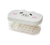 Ice Tray with Bin, 24-Grid Stackable Mold for Rapid Cooling, Space-Saving Storage with Easy-Push Release, Beverage Chiller for Cocktails and Coffee, Home Kitchen Storage Set, 7.8x4.96x3.46 inches