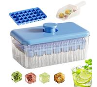 Ice Tray with Lid | Easy Release Ice Machine, Kitchen, Tools for Making Cold Drinks Such as Juice Wine Coffee Bourbon